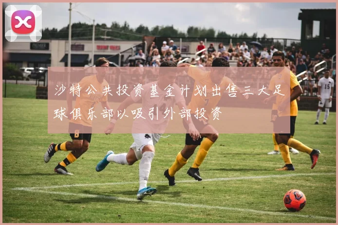 沙特公共投资基金计划出售三大足球俱乐部以吸引外部投资